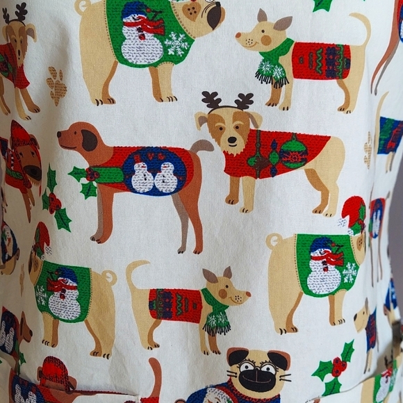 Dickie's | Dog Christmas sweater scrub top - Picture 2 of 6